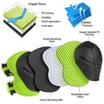 thumbnail image 4 of LSLJS Children Protective Gear for Teenagers Skateboards Roller Skating Bikes Riding Protective Gear Skating 6-piece Set Home Accessories, 4 of 7