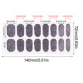 thumbnail image 3 of LSLJS 16 Small Nail Art Stickers Solid Color Glossy Nail Stickers, Home Accessories, 3 of 4