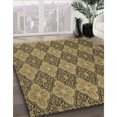 thumbnail image 3 of Ahgly Company Tapis d'Intérieur Rectangulaire de Style Transitionnel Lavable à la Machine, Tiges d'Or, 5 Pieds x 7 Pieds, 3 of 7