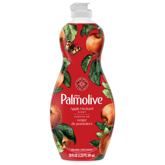Liquide vaisselle Palmolive Ultra Strength, parfum Verger de pommiers, 591 ml