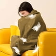 thumbnail image 3 of Sentmoon Electric Blankets Heated Throw USB Heated Blanket Heated Throw Blanket USB Throw Blanket with Zipper Wearable Portable Throw Wrap Washable for Couch, Sofa, and Living Room Warming, 3 of 10