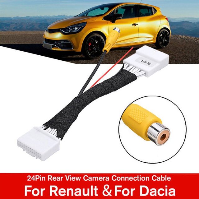 Pour Renault pour Dacia Câble d'Installation de Caméra de Recul pour Voiture Compatible OEM