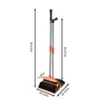 thumbnail image 3 of Suncoda Potable Broom, Brooms Indoor Standing Storage Magnetic Suction Type Snap Brooms and Dustpan Set with Scraping Teeth and Scraper Cleaning Suitable for Home, 3 of 7