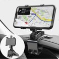 thumbnail image 1 of 360 Rotating Car Phone Mount Dashboard Holder for GPS & 4-7 Inch Smartphones (Black), 1 of 5