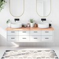 thumbnail image 1 of vidaXL Bathroom Countertop Light Brown 180x50x(2-6)cm Treated Solid Wood, 1 of 7