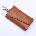 thumbnail image 4 of Multifunction Key Bag Housekeeper Holders Leather Keychain Men Women Buckle Keys Organizer Case, 4 of 4