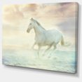 thumbnail image 2 of Fantasy White Horse - Animal Canvas Art Print, 2 of 3