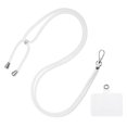 thumbnail image 1 of Unique Bargains Phone Lanyard, Adjustable Neck Lanyard with Transparent Lanyard Patch, White, 1 Count, 1 of 5