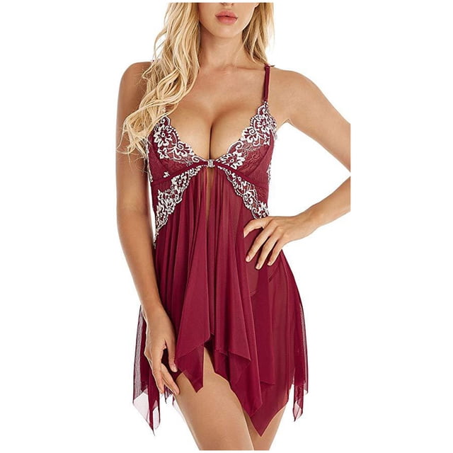 LSLJS Robe une-Pièce Aguichant pour Femmes, Uniforme en Dentelle, Costume Aguichant Séduisant, Ensembles de Lingerie