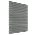 thumbnail image 1 of Self-Adhesive Pleated Blinds Half Blackout Window Curtains Grey (90x180cm), 1 of 6