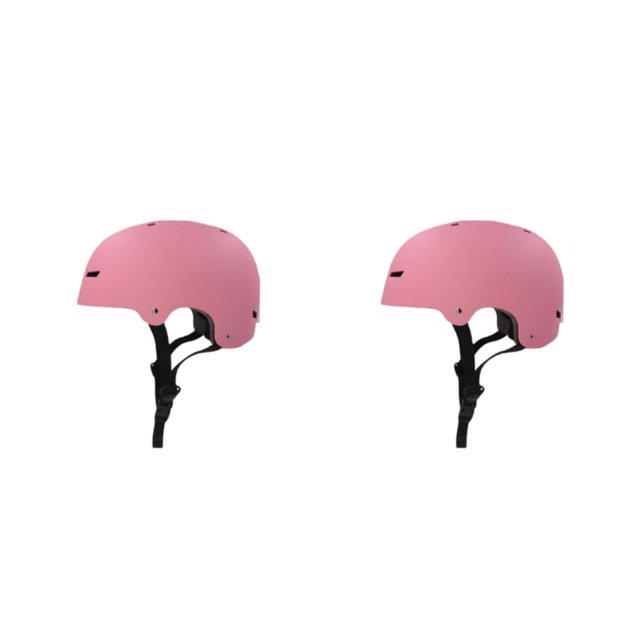 relayinert Roller Skating Riding - Smooth And Thornless Polishing For Unrestricted Movement Skateboarding Safety Matte Pink L(58-62CM) 2Set