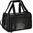 thumbnail image 1 of Small Mesh Pet Carrier for Cats and Dogs - Portable Travel Bag with Adjustable Strap, Spacious & Easy Clean, 1 of 1