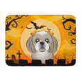 thumbnail image 1 of Carolines Treasures BB1808RUG Halloween Grey & Silver Shih Tzu Machine Washable Memory Foam Mat, 1 of 4