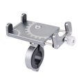 thumbnail image 1 of Bicycle Cycling Aluminum Alloy Phone Holder Metal Simple Design Stable Phone Bracket Adjustable 55-100mm 360 Degrees Rotation Holder, 1 of 9