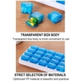 thumbnail image 4 of Pompotops Detachable Organizer Case, 31 Daily Compartments, Slot, Weekly Dosis Container, Holder, Pills Medication Dispenser, Supplement, Perfect Travel, Ideal For Purse Clearance, 4 of 8
