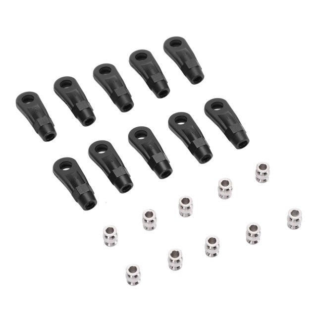 M4 Link Rod Ball Ends, Easy Installation M4 RC Link Rod Ends Adjustable Installation Depth Anti Crack 1/10 Scale for SCX10 I II III