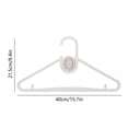 thumbnail image 3 of Chmadoxn Non Mark Hanger With Fragrances Diffuser Antis Slide Clothes Hanger For Home Use Space Saving Garment Rack With Hook Drying Shoulder Savers Aromatherapy Hanger Plastics hanger, 3 of 6