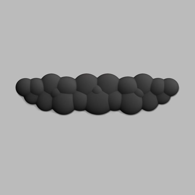 Keyboard Wrist Rest, Silicone Palm Rest Keyboard Ergonomic Mouse Wrist Support for Relieve Wrist & Arm Pain for PC Gaming Office Computer Laptop