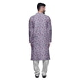 thumbnail image 3 of Atasi Designer Kurta Pajama For Men Printed Straight Kurta Set Summer Clothing, 3 of 5