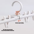 thumbnail image 4 of Dog Pillow Beds Multi-functional Folding Wall-hanging Clothes Rack Clothes Balcony Drying Artifacts Household Six Clip Underwear Socks Drying Hanging Racks, 4 of 7