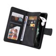 thumbnail image 5 of Case for iPhone 11 Pro Max Cover Zipper Pocket Wallet Case Magnetic Protective - Black, 5 of 5