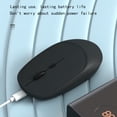 thumbnail image 4 of Wuztai Bluetooth 5.0 Wireless Mouse, Noiseless Silent Mouse with USB Receiver, Portable Rechargeable Computer Mice for Laptop PC Tablet Desktop, 4 of 5