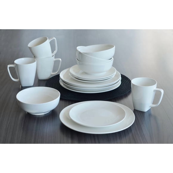 Essentials Coupe 16-Piece Dinnerware Set