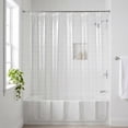 thumbnail image 1 of Mainstays Waterproof Heavyweight PEVA Shower Curtain Liner, 72" X 72", Clear, 1 of 6