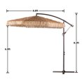 thumbnail image 2 of Aoodor Grand patio 9 FT Thatch Tiki Umbrella(No Base), 2 of 9