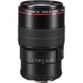 thumbnail image 3 of Canon EF 100mm F/2.8L Macro IS USM Lens (3554B002) + Trousse de Filtres + Plus (Modèle International), 3 of 7