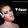 thumbnail image 4 of serony Face Massager V Line Lifting Chin Massager Microcurrent Heating Facial Skin Tightening Device, Red, 4 of 5