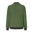 thumbnail image 4 of EQWLJWE Liquidation d'Été! Veste de Baseball Décontractée Mode pour Femmes avec Poches Zippées, 4 of 5