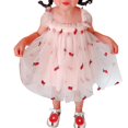 thumbnail image 3 of Birdeem Robe d'Été Adorable pour Bébé Filles Robe Douce Sans Manches à Bretelles Imprimé Fleurs Dentelle Robe d'Été, 3 of 12
