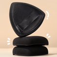 thumbnail image 3 of Triangle High Definite Black Powder Puff Dry Wet Use Non Eating Powder Concealer Makeup Holding Sponge Powder Air Cushion Beauty Egg, 3 of 6