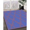 thumbnail image 3 of Ahgly Company Tapis de Zone Carré Lavable en Machine Bleu Ardoise Clair, 8 Pieds Carré, 3 of 7