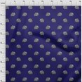 thumbnail image 3 of oneOone Cotton Silk Fabric Elephant Block Decor Fabric Printed BTY 42 Inch Wide, 3 of 4