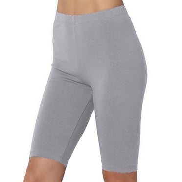 Wiyuqeen Plus Sized Leggings for Women Casual Solid Color Knee Length Tight Running Pants Skins Friendly Sport Yoga Trousers High Waist Elastic Slacks
