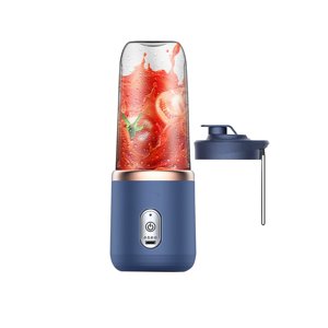 Fiogavroetic Mélangeurs portatifs , Mélangeur pour agiter et, jus de fruits USB Rechargeable avec 6 Blades, mélangeurs portatifs pour les voyages de sport et dehors sur la clairance