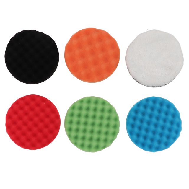 Ensemble de Tampons de Polissage, Kit d'Éponge de Polissage 7 Po, Tampons de Polissage Méticuleusement Conçus