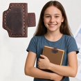 thumbnail image 2 of Trendy Tool Kit for Home, Custom Mark Bookmark with Pen Holder Personalized Leather Pen Holder Bookmark Customized Leather Bookmarks for Reading Women Book Lovers Notebook, 2 of 7