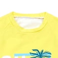 thumbnail image 4 of Little Boys Swimsuit Coconut Tree Surfboard Print Rash Guards and Swim Sets Size 6-7T, 4 of 9