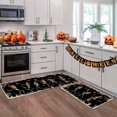 thumbnail image 3 of Kitchen Carpet Set Pumpkin Alphabet Kitchen Carpet Washable Cushion Comfortable Kitchen Carpet Set Porch Throw Blanket Carpet Shag Terracotta Throw Fuzzy Abstract Area Rugs for Bedroom Living Room, 3 of 3