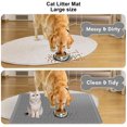thumbnail image 3 of Cat LitterPad, Anti Slip Large Cat Litter Mat Versatile Silicone Kitty Litter Trapping Mat Cat Litter Box Mat for Indoor Home, 3 of 7