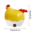 thumbnail image 4 of EQWLJWE Egg Cookers,Electric Egg Cookers,Electric Egg Boiler,Chicken Shape Egg Cooker,Multifunction Chicken Shape Rapid Egg Boiler,7 Egg Capacity Automatic Shut Off Mini Breakfast Machine, 4 of 8
