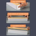 thumbnail image 4 of TACILIP Plastic Film Cutter Household Kitchen Magnetic Suction Divider Adjustable Storage Cutter Plastic Film Cutting Box, Birthday Gifts, 4 of 6
