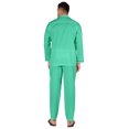 thumbnail image 4 of Inkmeso Men's Cotton PJs Solid Sleepwear Lounge Wear Top & Bottom Pajama Set, 4 of 7