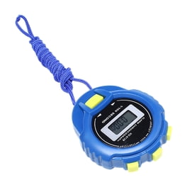 Chronomètre de sport numérique professionnel pour arbitre - Portable - Étanche - Avec écran LCD - Veilleuse - Étanche noir TIMER - Sport
