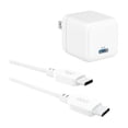 thumbnail image 1 of onn. Fast Charging USB Certified Wall Charger Kit with 20W Power Delivery for Smartphones, 1 of 7