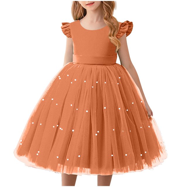 Prix Réduit, Robe Bouffante en Maille Unie à la Mode, Performance Formelle, Tissu en Maille, Coupe Confortable, Robe de Fête pour Filles, Occasion Formelle, Tenue de Soirée Stylée Tenue Toutes Saisons, Sopatenor
