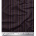 thumbnail image 1 of Soimoi Crepe Silk Fabric Diagonal Line Small Print Fabric by The Yard 42 Inch Wide, 1 of 3